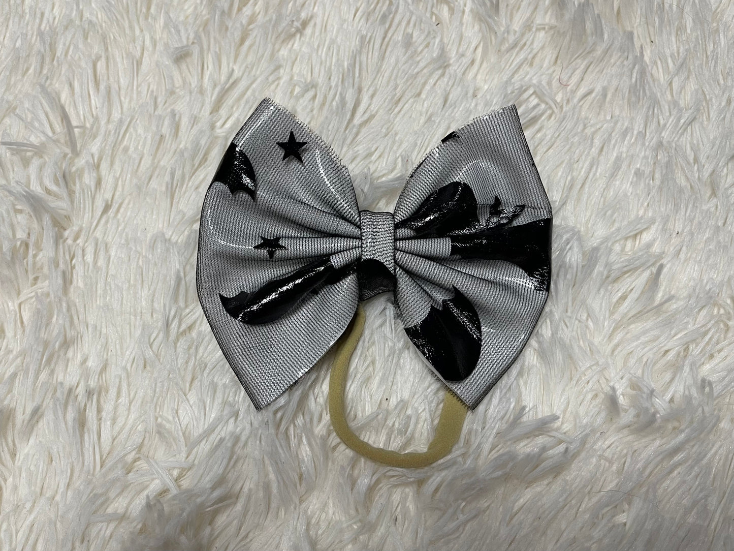 Bats mesh 5” bow | CLIP OR NYLON