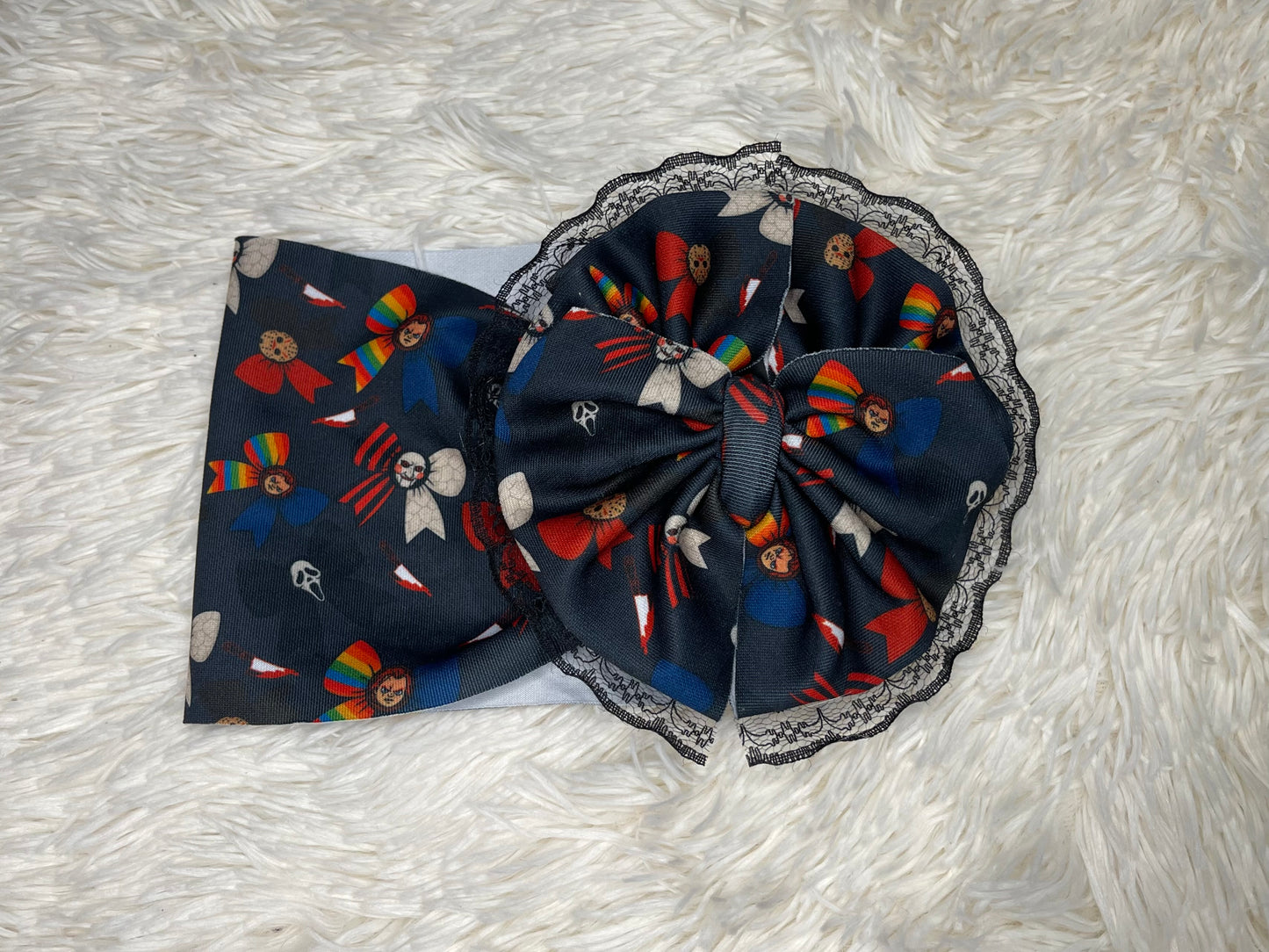 Horror Bows messy wrap | 3/6