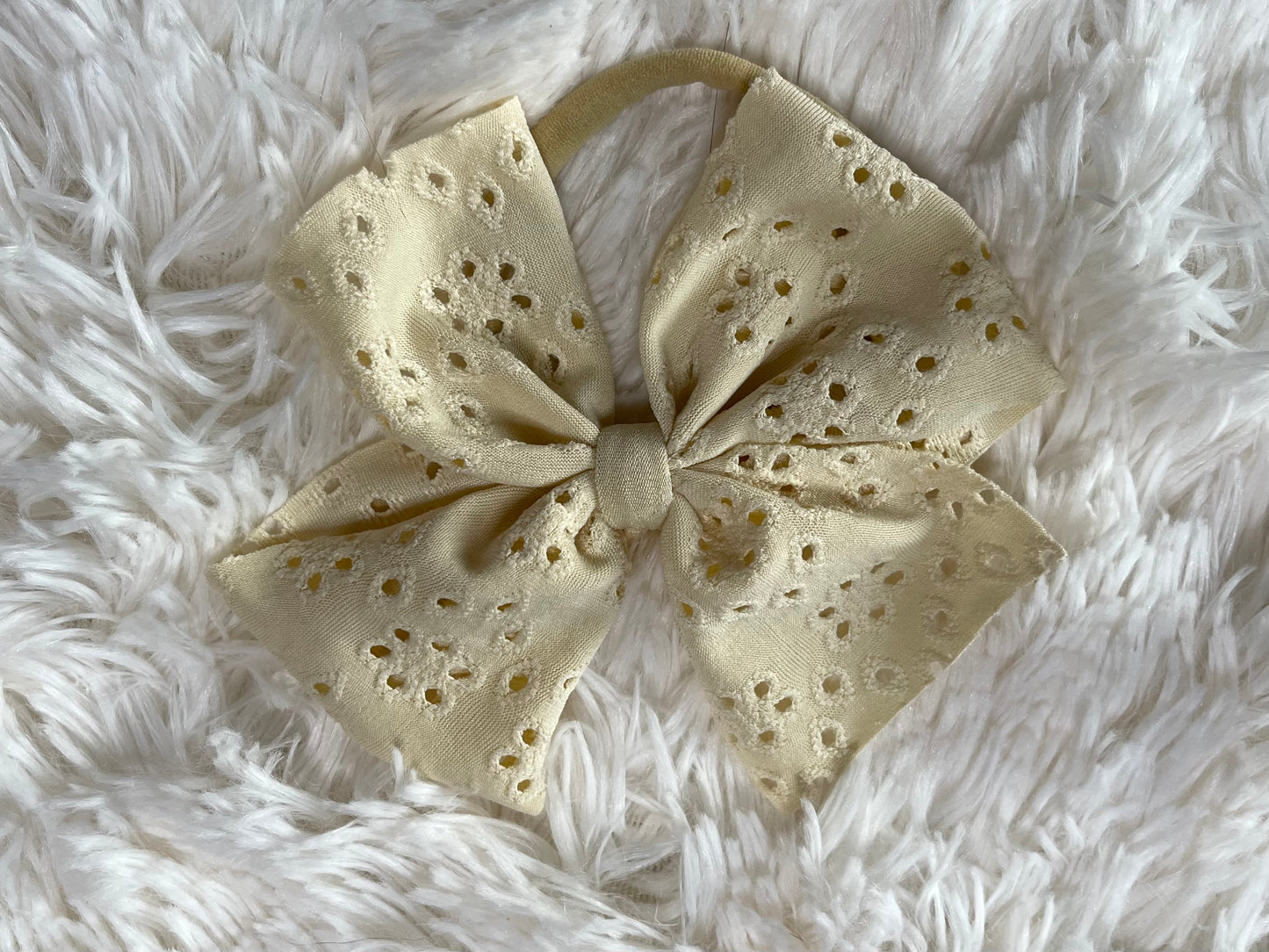 Cream Eyelet