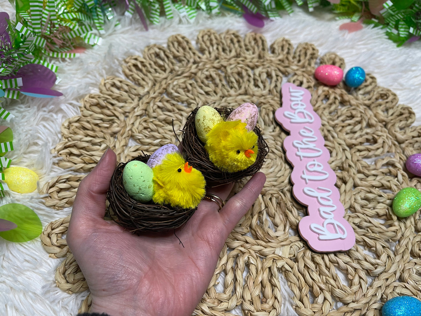 Birds Nest (add clip or nylon to notes)