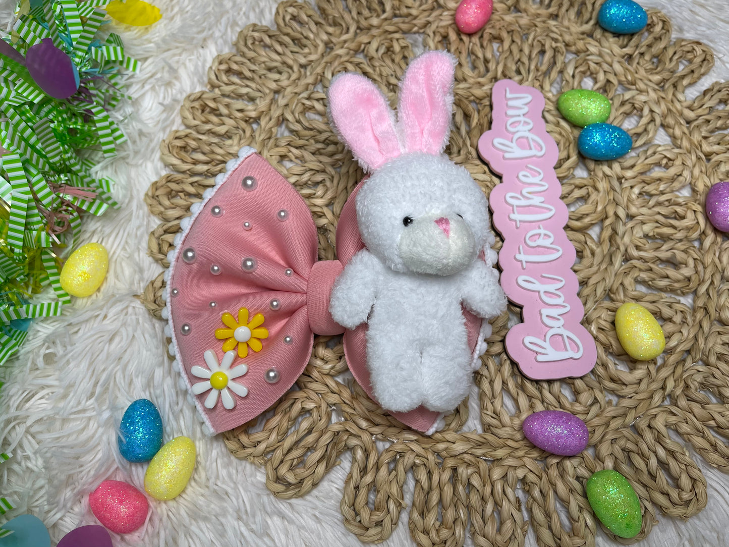 6” Spring Bunny Bow