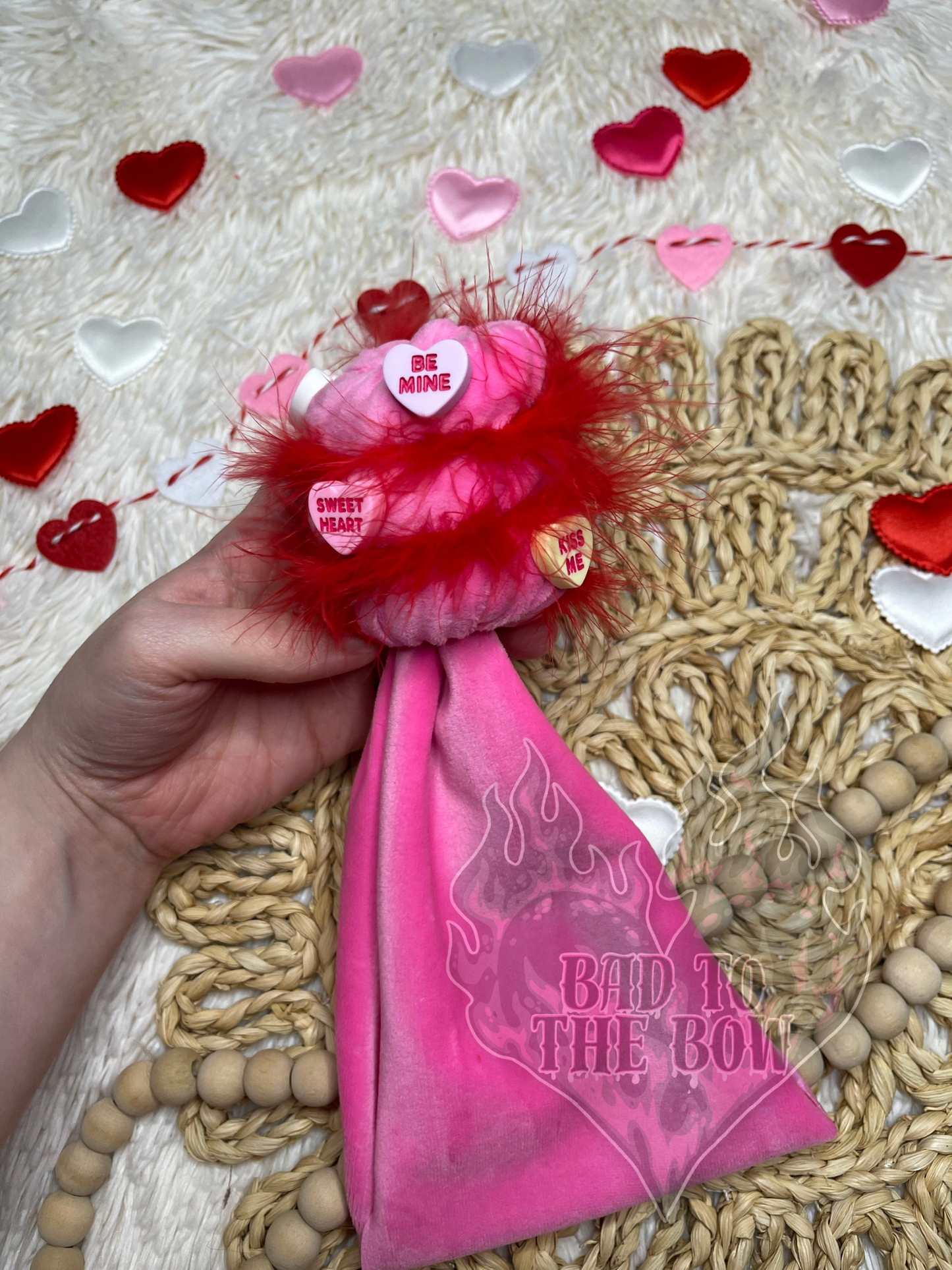 Candy Heart Topknot (add size to notes)