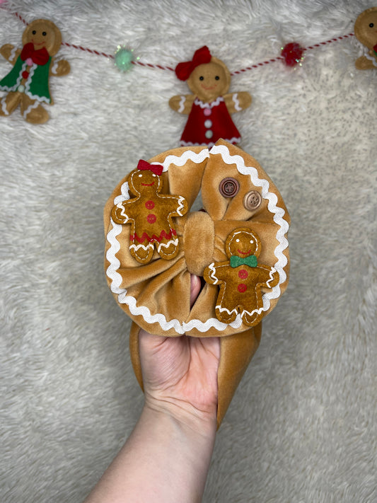 gingerbread 3/6m messy wrap