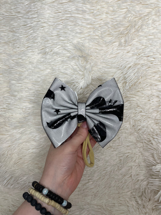 Bats mesh 5” bow | CLIP OR NYLON