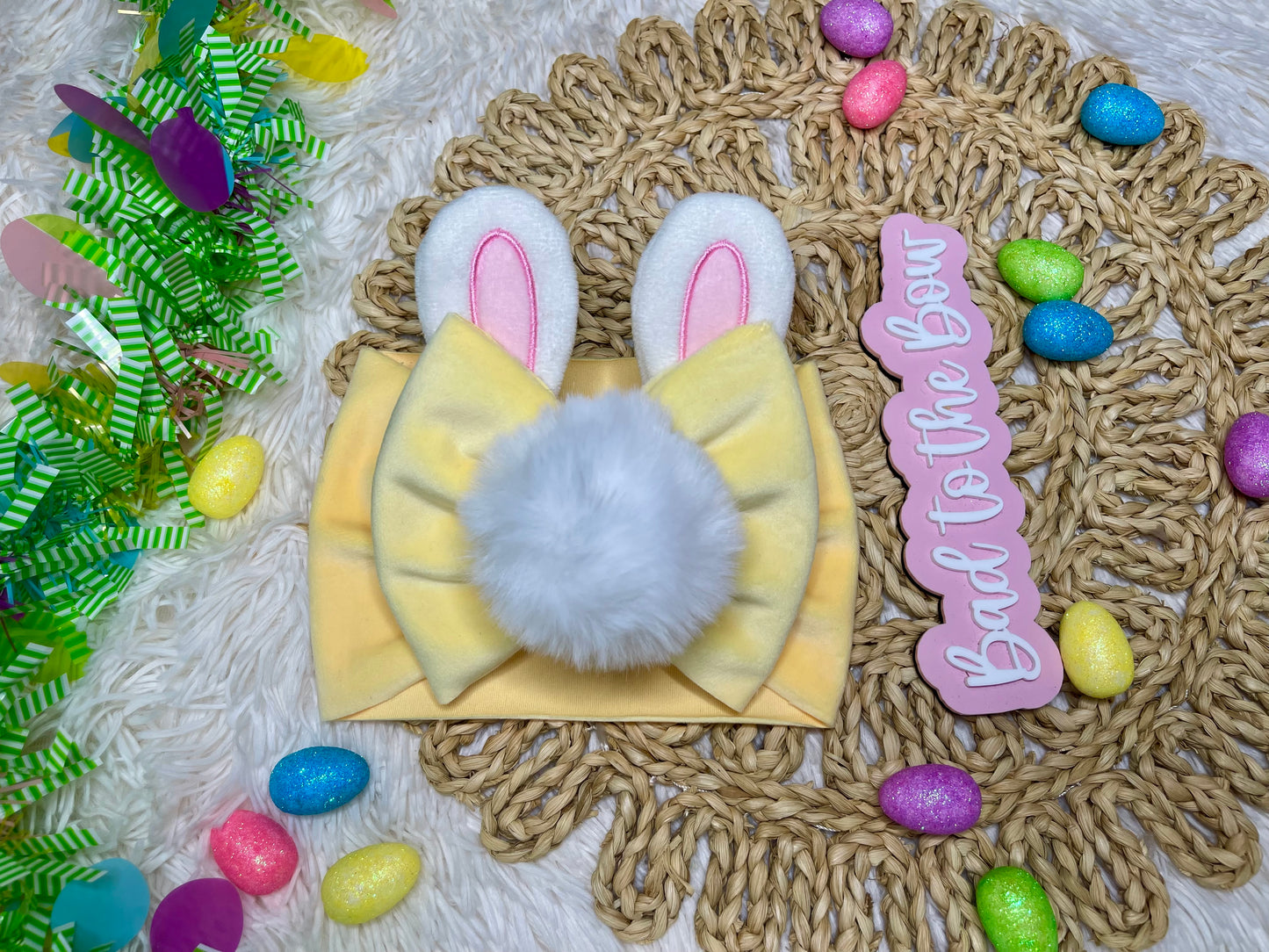 Bunny ear Headwrap (add size to notes!)