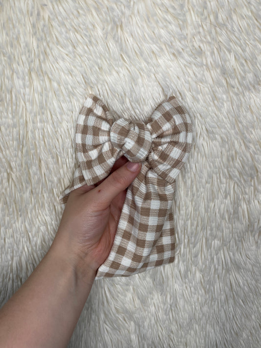 Chunky Knot Headwrap Taupe