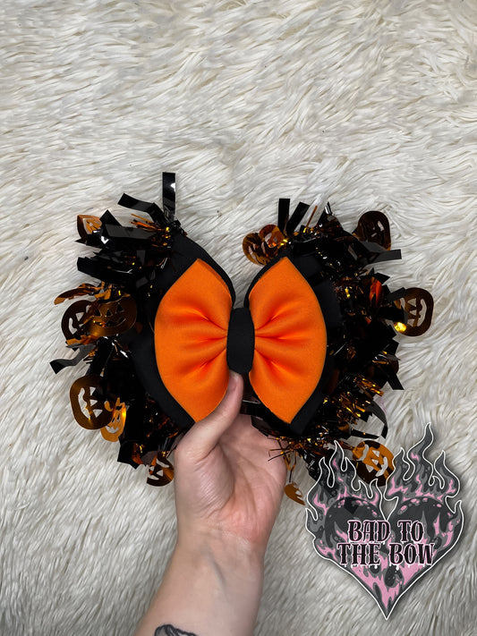 Doublestack Single Bow🖤🧡💜