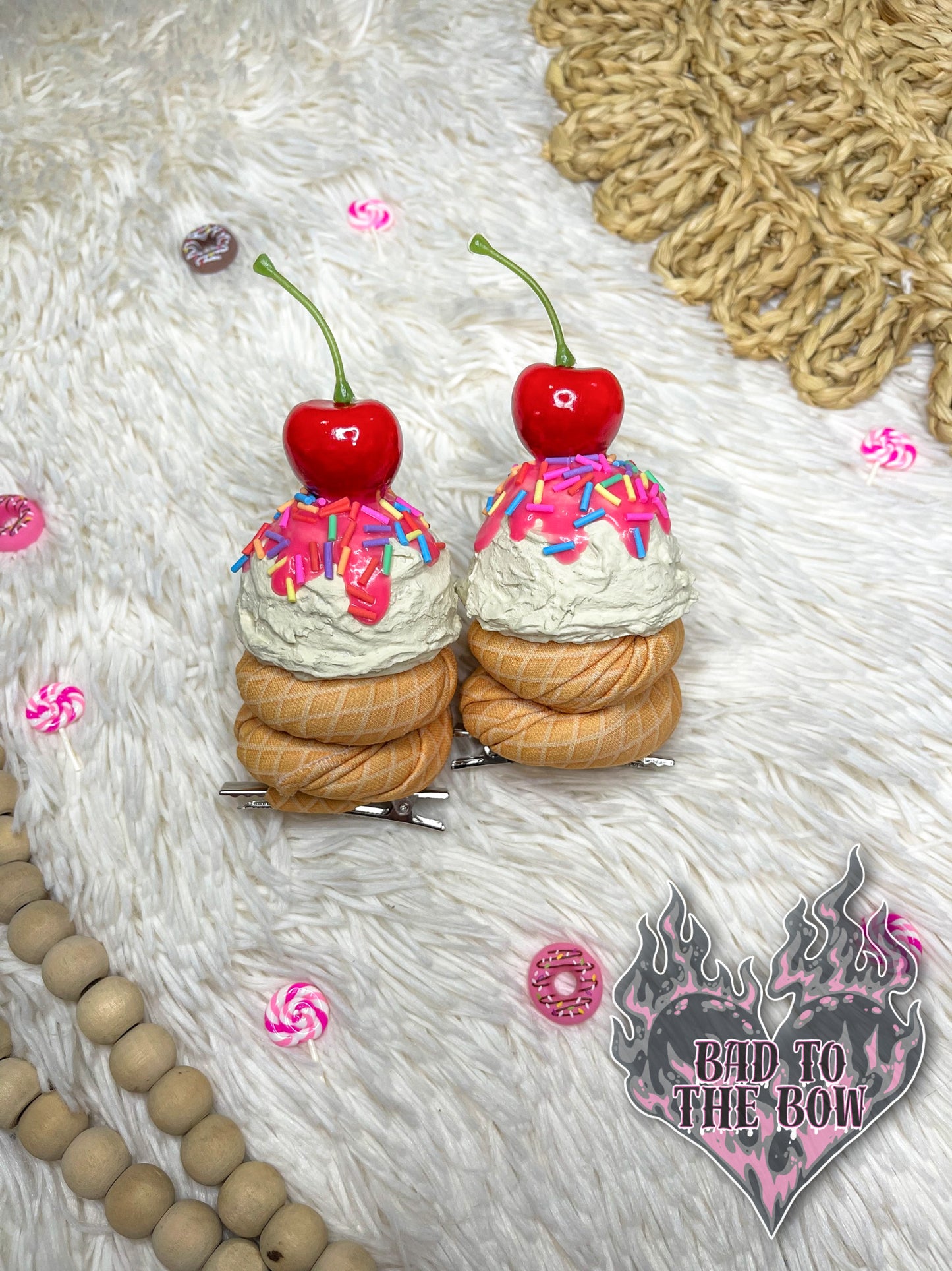 Cherry on Topknot🍦🍒