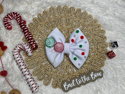 Candy 7” single bow (add clip or nylon to notes)