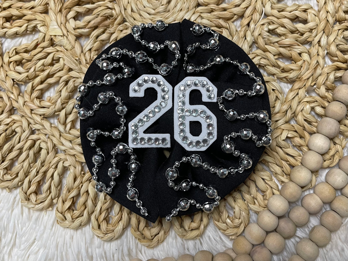 Glam 5” Messy Bow (add clip or nylon to notes)