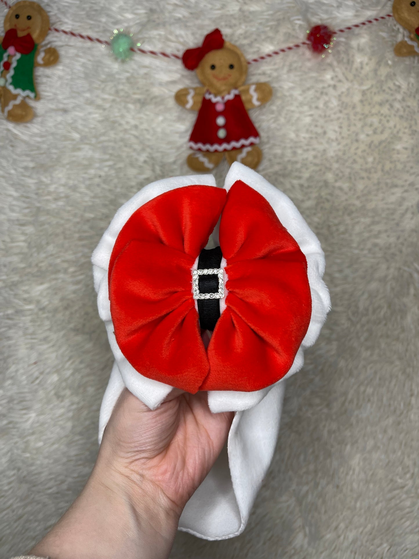 santa baby messy wrap 6/12m